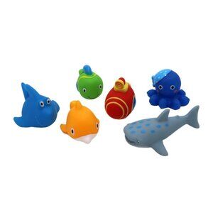 Buba Baby Shark Bath Toy Bundle 6m+ (MARINE LIFE BUNDLE)